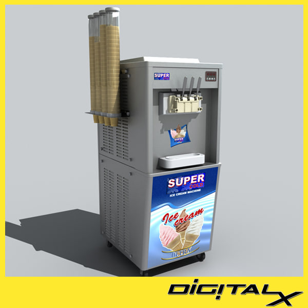 Ice Cream Dispenser 3D Models for Download TurboSquid